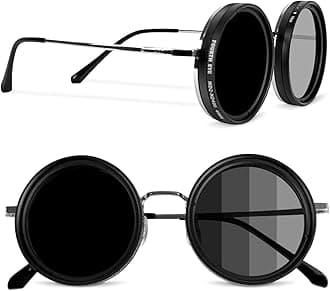Adjustable Sunglasses Stepless, Using ND filter, adaptive Sunglasses,1-9 Levels for outdoors - Eyewear with Adjustable fit