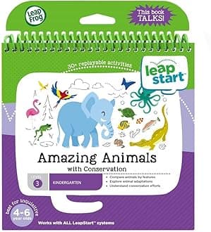 21608 LeapStart Reception Amazing Animals and Conservation Activity Book