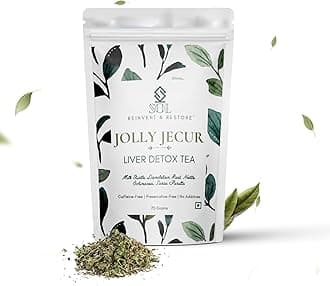 SOL Liver Detox Tea (75 Grams) With Dandelion Root, Milk Thistle & Nettle | For Fatty Liver | Cleanses Liver & Enhances Kidney Function | Loose Leaf