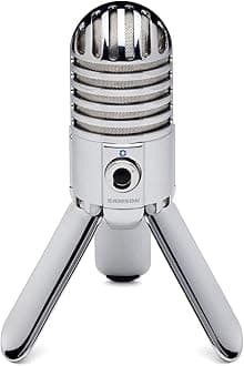Meteor USB Microphone - Chrome