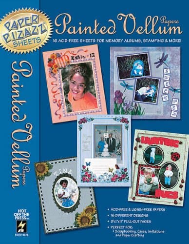 Painted Vellum Paper Pizazz Sheets