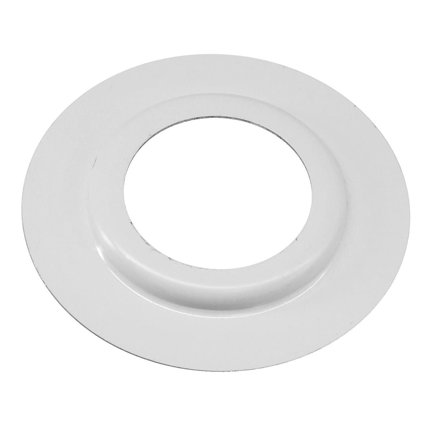 Pack of 2 Metal Reducer Ring White Plate Light Fitting Lampshade Washer Adaptor Converter
