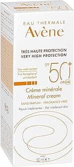 Avene Sun Care Very High Protection Mineral Cream SPF50+ 50ml
