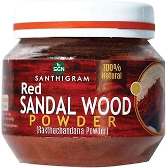 Santhigram Natural Red Sandal Wood Powder- 100 Gms(Raktha Chandan)