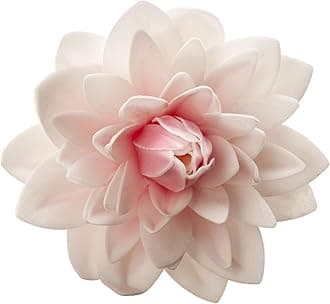 dekora Giant Edible Flower - Dahlia Cake Decoration for Easy Homemade Cakes - Edible Flowers for Cake Decoration - Large Pink Dahlia 12,5 cm Diameter