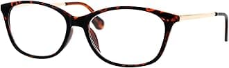 Womens Classic Mod Minimal Oval Rectangular Reading Glasses