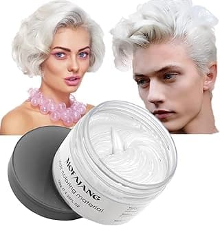White Temporary Hair Wax