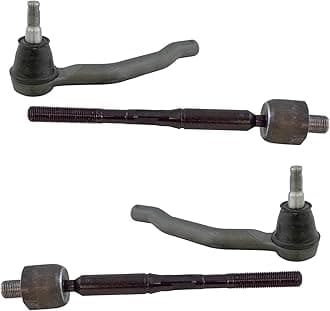 TRQ 4 Piece Inner & Outer Tie Rod Ends LH & RH Sides Compatible with Nissan Altima Maxima