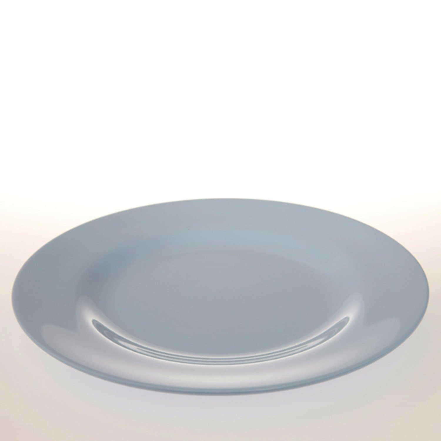 RiceDK Melamine Side Plate 20cm Plain Solid Colour: Blue