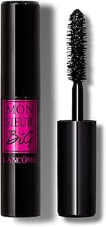 Lancôme Monsieur Big Volumising Mascara, Up to 12x More Volume, 24H Wear, False Lash Effect, No Clumps or Smudges, Soft Fibres, Feather-Light Feel, Ultra Black, Travel Size 1.5ml