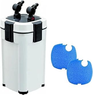 Jainsons Pet Products Aquarium External Canister Filter Sobo AQ Series Ultra-Quiet, Fish Tank Adjustable Flow Rate Aquarium Fish Tank Filter (10W, Flow Rate 800L/H Sobo AQ-901F)