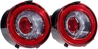 XB LED Taillights Fits Chevrolet Corvette 05-13, Plug and Play Taillight Assemblies (Red)