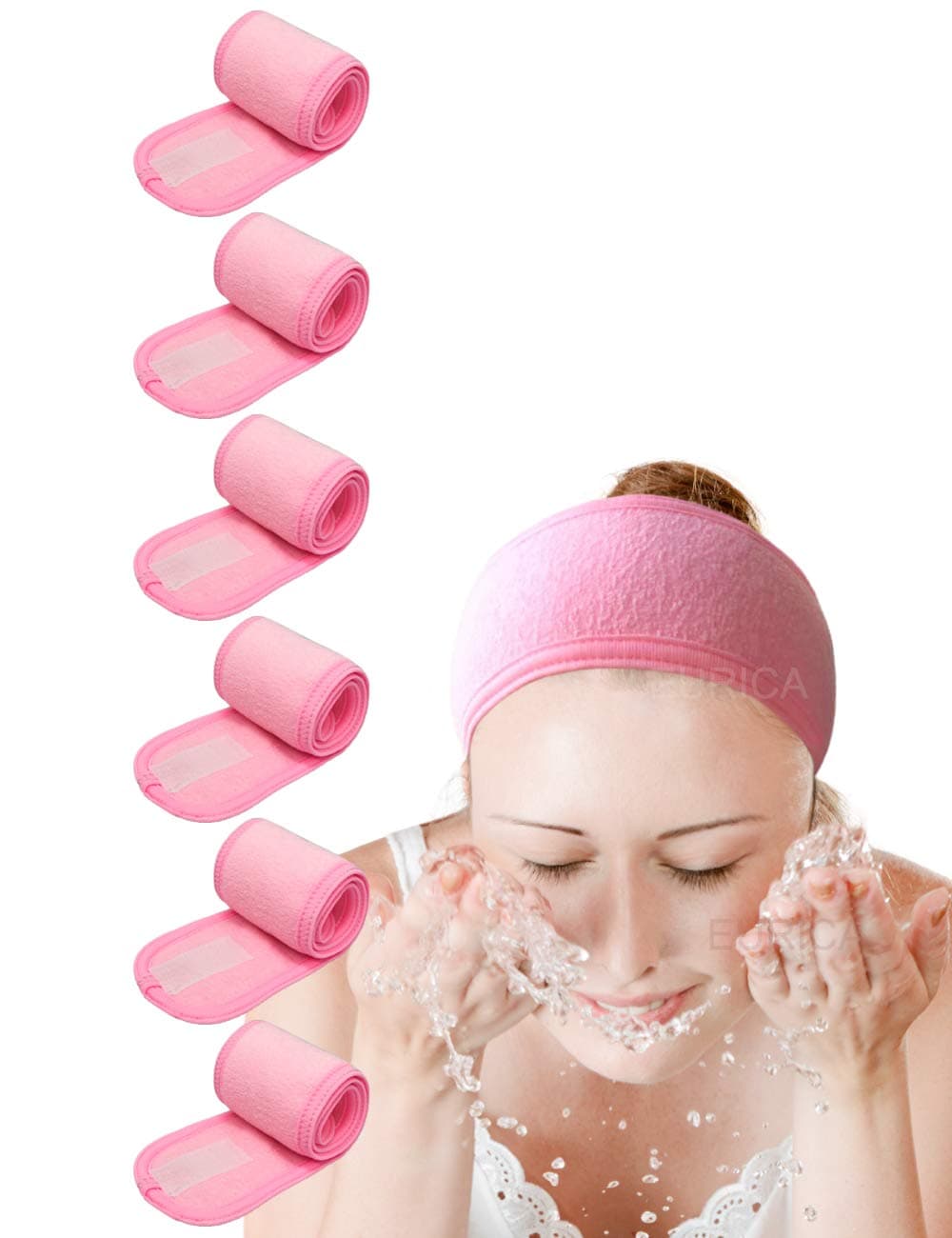 Spa Headbands Hair Wrap Pink