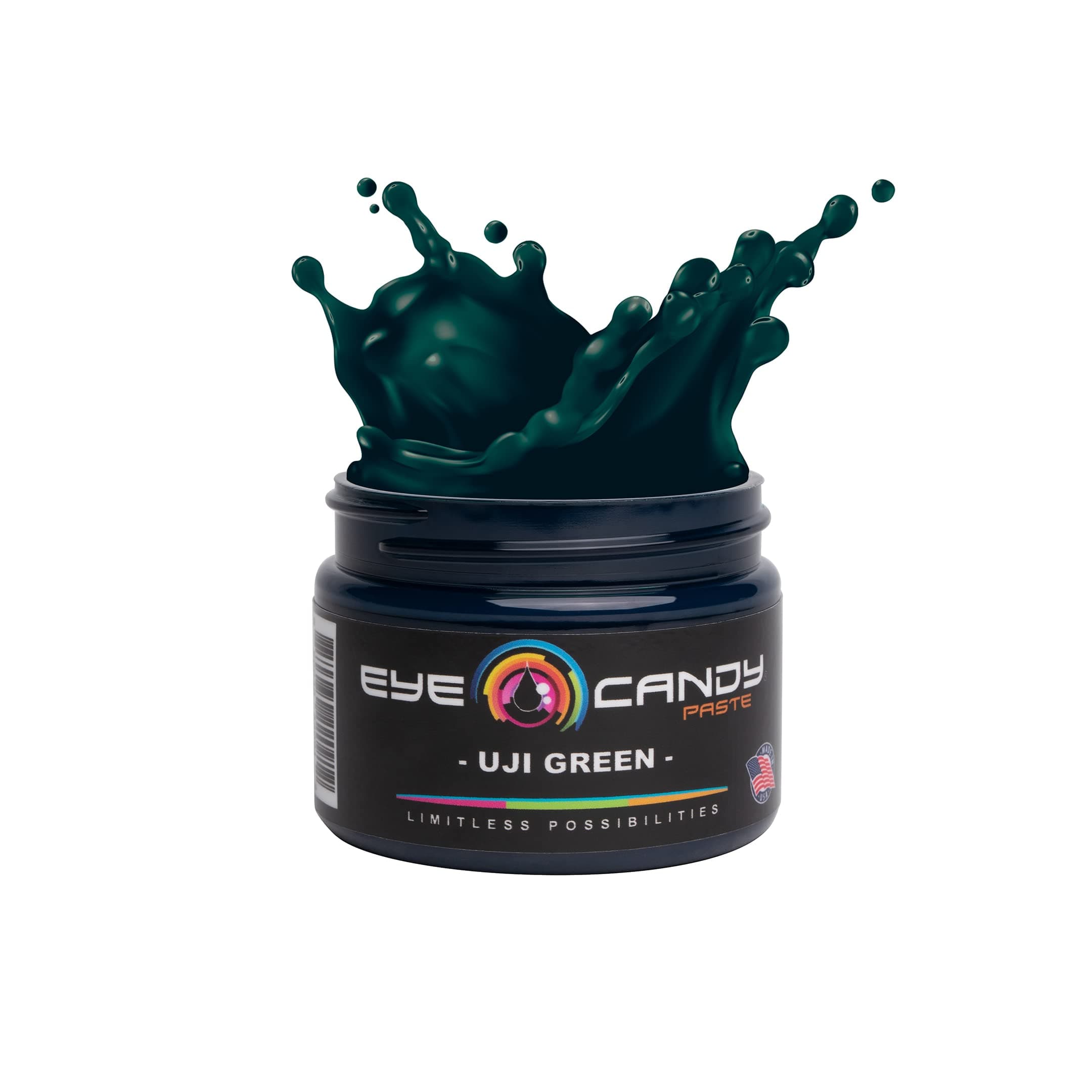 Green Resin Pigment Paste "Uji Green" (2 oz Paste / 4 oz Jar) | Epoxy, Resin Art Paste | Highly Pigmented