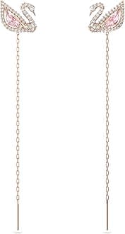 SWAROVSKI Women's Dazzling Swan Jewelry Collection, Blue Crystals, Pink Crystals, Clear Crystals