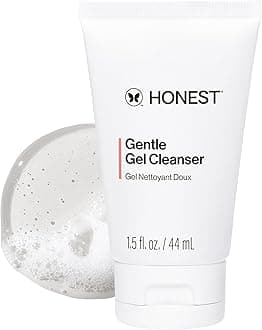 Mini Gentle Gel Everyday Face Cleanser | Calms + Refreshes, Sensitive Skin Friendly | Chamomile + Calendula Extracts | EWG Verified + Cruelty Free | Travel Size, 1.5 fl oz