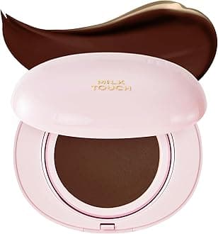 milktouch Cushion Foundation, 24H Flawless Skin, Radiant Shine, No Oxidation, Long-Lasting, Non-Creasing, 60% Hydrating Skincare Infused Korean, Stocking Stuffers, Christmas Gifts (50C Chocolate)
