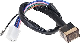 - Speedometer Indicator Motorcycle Led Digital Gear Indicator Display Shift Lever Sensor Universal Aftermarket Parts. (1Pcs)