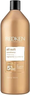 Redken All Soft Conditioner | Moisturizes and Deeply Hydrates| Softens, Smooths, and Adds Shine| Nourishing Conditioner for Dry Hair | Safe for Color-Treated Hair | With Argan Oil