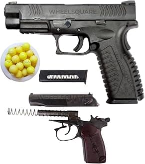 P729 Spring Action Toy Gun with 240 BB Plastic Bullets I High-Capacity Blaster for Outdoor Battles Safe Birthday/Diwali Gift for Boys & Girls (Age 8+) I BIS Certified |