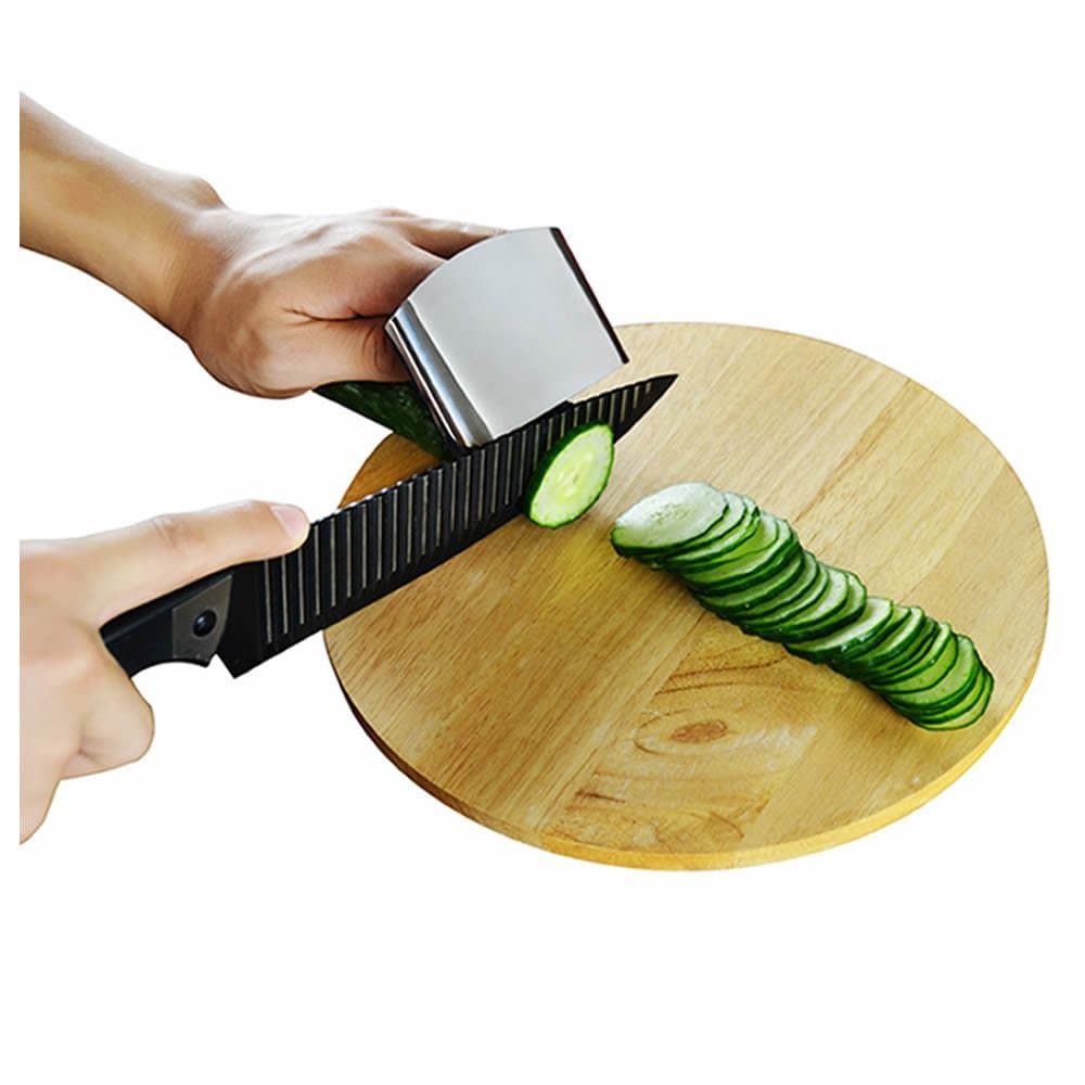 ORYOUGO2 Pack Finger Hand Protector,Stainless Steel Finger Guard Protector Avoid Hurting When Slicing and Dicing,Kitchen Utensils Accessories and Gadgets