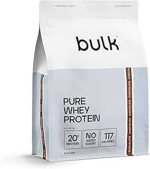 - Bulk Pure Whey Protein Powder, 450 g (0.99 lb), Chocolate | 20g Protein per Scoop | Muscle Growth & Recovery | Whey Concentrate | Vegetarian