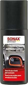 Sonax Plastic Restorer with Sponge, Black (100mL),04091000