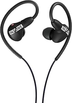 Sony INZONE E9 Wired in-Ear Monitor for Gaming, Tuned for FPS Games, Sound Isolating Earbuds, Comfortable Fit, Low Profile Design, 360 Spatial Sound, Case Included, Developed with Fnatic, Black