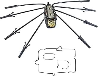 Vortec Spider Fuel Injector Assembly Kit – Compatible with Chevrolet/GMC 5.0L & 5.7L V8 Engines (1996–2000) – SCPI Unit with Full Gasket/Seal Kit, Fuel Pressure Regulator and Viton O-Rings