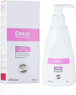 Brinton Doux Daily Cleanser for Deep Pore Cleanser, Detoxifying and Smooth Skin, 125ml, Pack of 2
