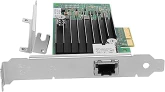 for Intel X550-T1 10GbE NIC Network Card ELX550AT Controller Single RJ45 Port PCIe 3.0 x4 Support Windows Server, Windows 7/8/10, Linux