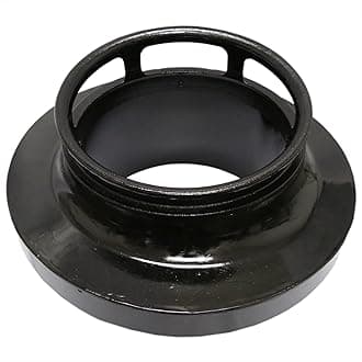 Leyso Chinese Wok Range Adapter/Reducer with 13-Inch Cast Iron Rim - Convert The Large Wok Well to Smaller Size (22" to 13")