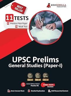 UPSC Prelims General Studies (Paper 1) Book 2023 (English Edition) - 8 Mock Tests and 3 Previous Year Papers (1300 Solved Objective Questions) with Free Access to Online Tests Paperback – 6 Dec. 2022