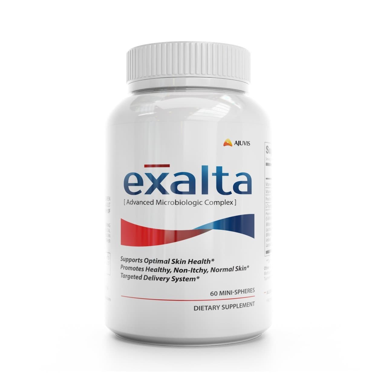 Exalta Eczema Relief, #1 Advanced Probiotic Formula Pill, Immediate & Lasting Relief, Patented Delivery System, Dermatologist Recommended. 60 Mini-Spheres