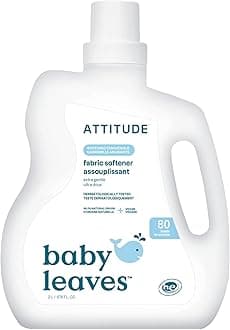 Baby Laundry Fabric Softener Liquid, Vegan and Naturally Derived Detergent, Plant Based, HE Washing Machine Compatible, 80 Loads, Chamomile, 67.6 Fl Oz (AMAZON EXCLUSIVE)