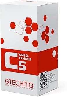 - C5 Wheel Armor Wheel Cleaner for Cars, 1 fl oz | Chemically-Bonding Technology Protects Alloy Rims and Brake Calipers, Removes Brake Dust, Repels Brake Dirt, Covers 20" Wheels