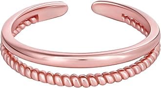 GIVA 925 Silver Rose Gold Elemental Charm Ring, Adjustable | Gifts for Women and Girls | With Certificate of Authenticity and 925 Stamp | 6 Month Warranty*