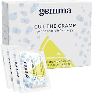 Cut The Cramp - Fast Menstrual Cramp & Period Pain Relief - Multi-Symptom Formula Treats Menstrual Cramps, Fatigue, Bloating, Headache in 15 Minutes