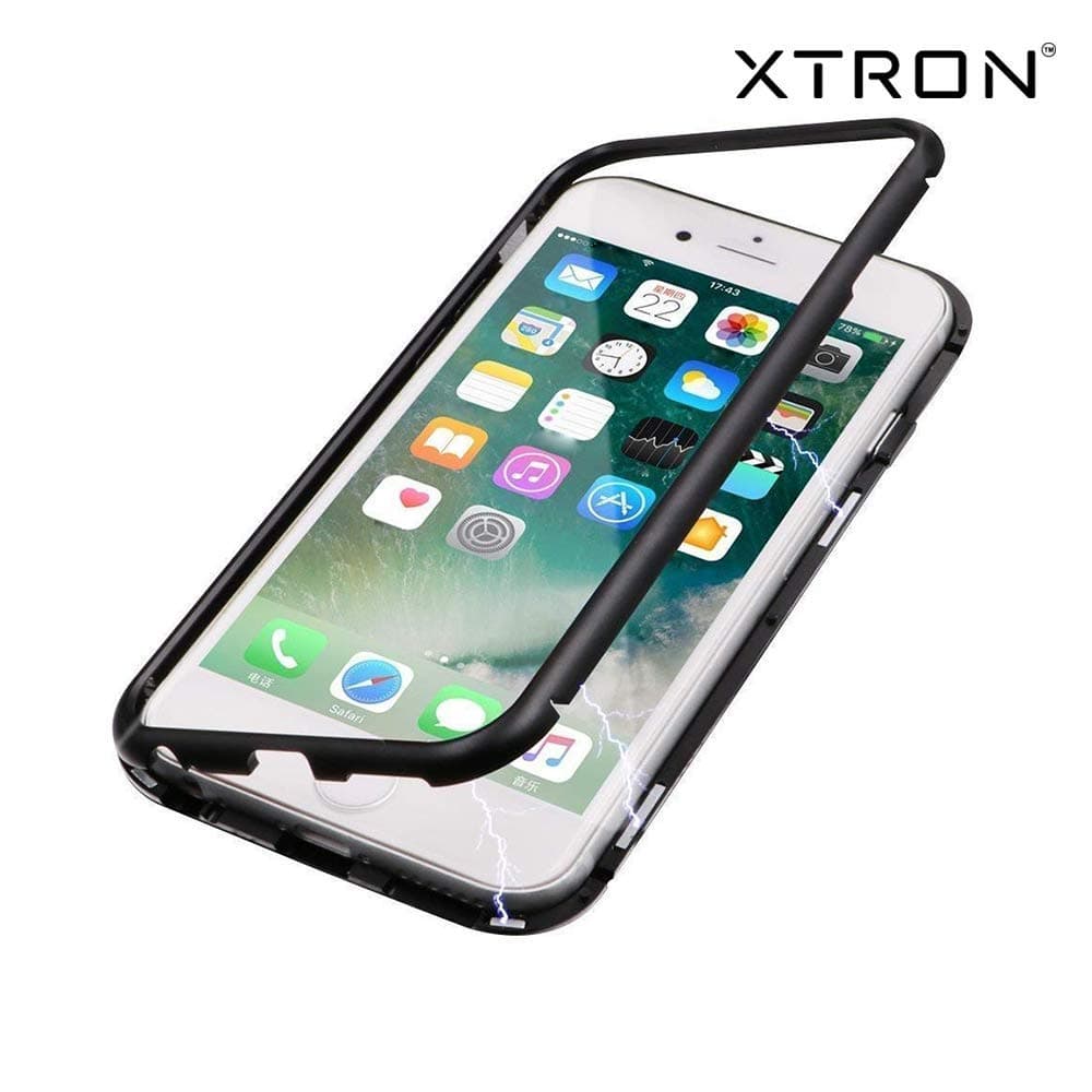 XTRON Magnatic Case Back Cover for Apple iPhone 7/8 - Black