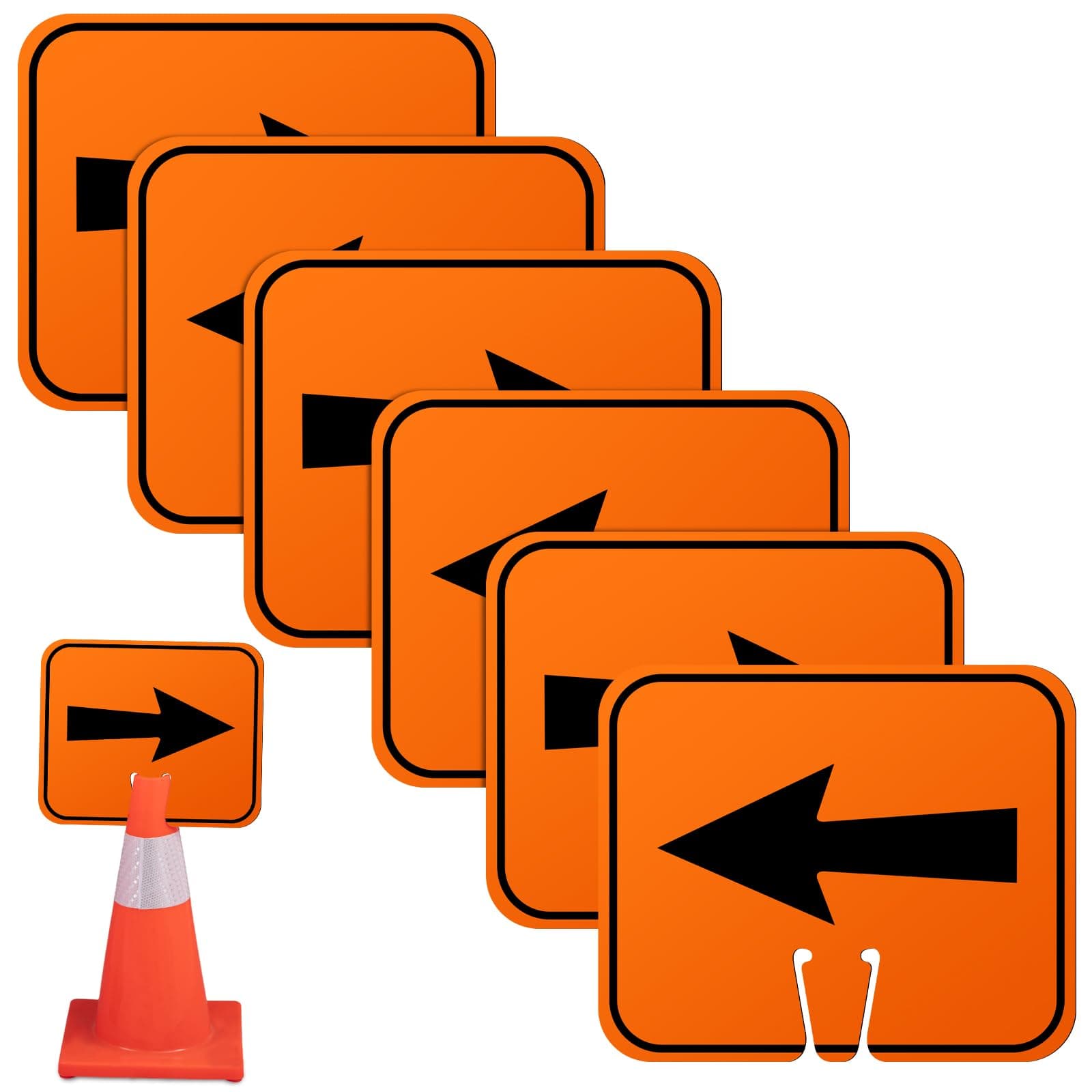 Traffic Arrow Detour Signs