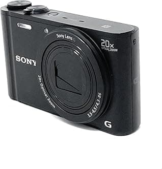 Sony DSCWX350 Digital Compact Camera with Wi-Fi and NFC (18.2 MP, 20x Optical Zoom) - Black