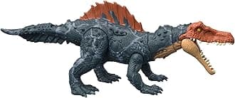 Mattel Jurassic World Dominion Massive Action Siamosaurus Dinosaur Figure, Attack Action & Chomp, Large Range of Motion, Physical & Digital Play 4 Years & Up