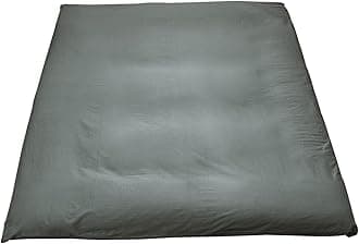 MAXYOYO Mattress Cover for Traditional Japanese Futon Mattress, Futon Floor Mats Cover with Zipper, Super Soft and Machine Washable, Dark Grey, Full