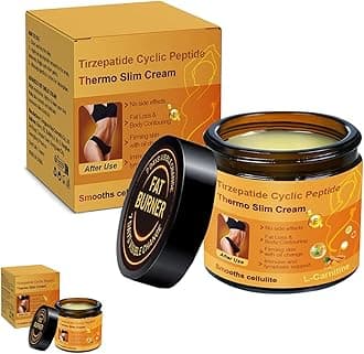 Cyclic Peptide Thermo Slim Cream, Body Contouring Cream Moisturizing Hydration & Firming Skin Improving Body Lines Daily Bodys Creams, Firming Neck Cream(60G)