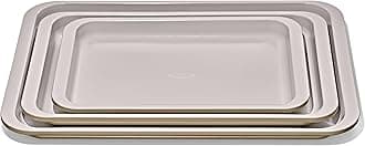 OXO Good Grips Non-Stick Pro Ceramic Coated Metal Bakeware 3-Piece Sheet Pan Set – Biscuit