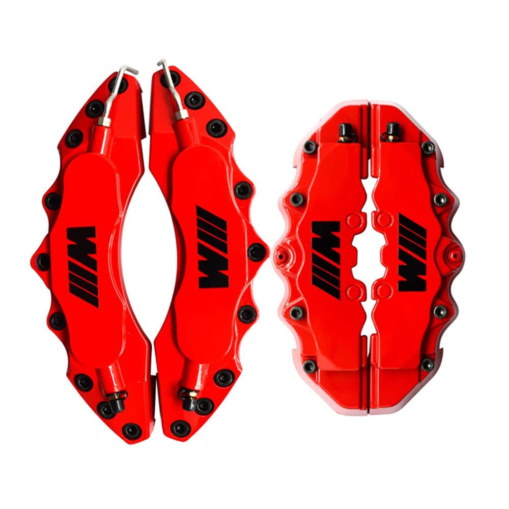 4x Customized Red M Caliper Cover Black Label For BMW Cars Class 1 3 5 X1 X3 X5 M M3 M5 Brake Styling Decoration Kit Multi-color 4pcs/lot