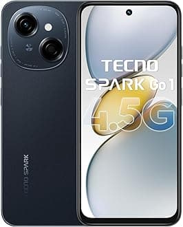 TECNO SPARK Go 1 KL 4 64GB ROM & 3GB RAM-STARTRAIL BLACK | 5000mAH Battery | Memory Card Slot | 13MP Rear Camera | 8MP Front Camera