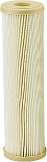 Pentek ECP1-10 Pleated Cellulose Polyester Filter Cartridge, 9-3/4" x 2-5/8", 1 Micron