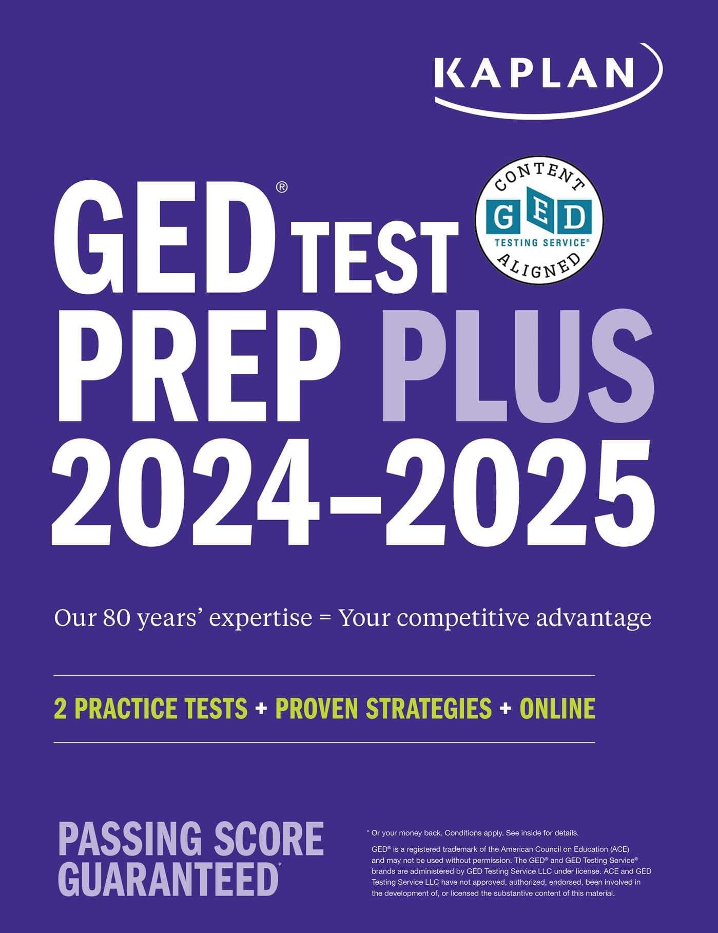 GED Test Prep Plus 2024-2025: Includes a Diagnostic Pretest, 2 Full Length Practice Tests, 1000+ Practice Questions, and 60+ Online Videos
