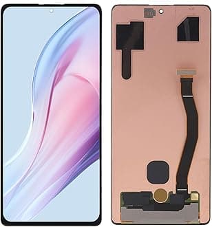 for S10 Lite Screen Replacement, 6.7in OLED Display Touch Digitizer Assembly Support Fingerprint, Phone Screen Display with Repair Tool